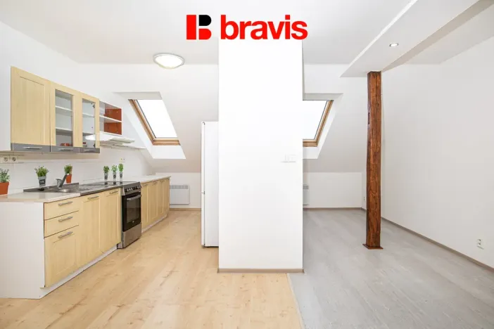 Pronájem bytu 2+kk, Brno - Židenice, Sejkorova, 62 m2