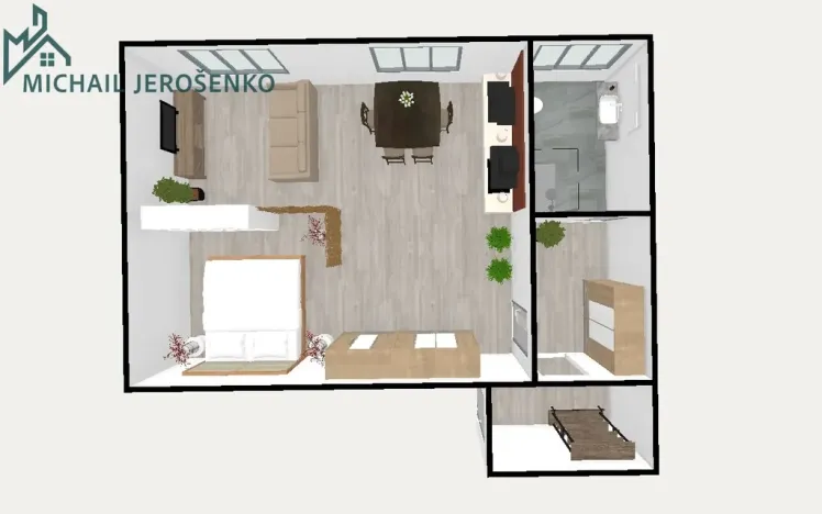 Prodej bytu 1+kk, Nučice, 59 m2