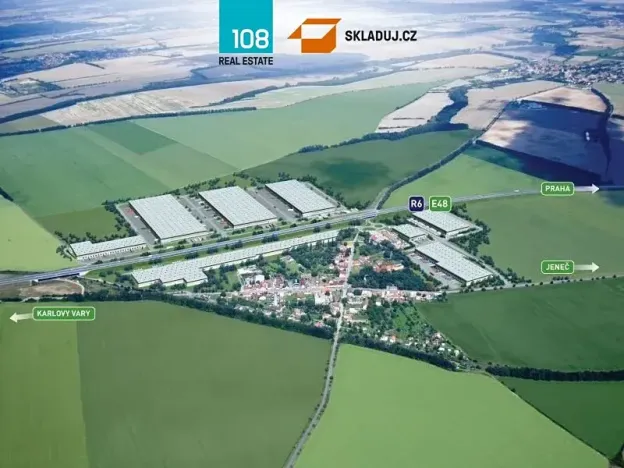 Pronájem skladu, Pavlov, Logistická, 1800 m2