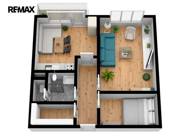 Prodej bytu 2+1, Hradec Králové - Třebeš, Hradecká, 46 m2