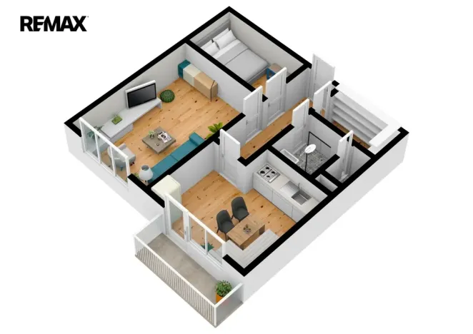 Prodej bytu 2+1, Hradec Králové - Třebeš, Hradecká, 46 m2