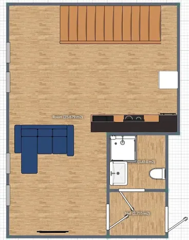 Pronájem bytu 2+kk, Praha - Karlín, Karlínské náměstí, 67 m2