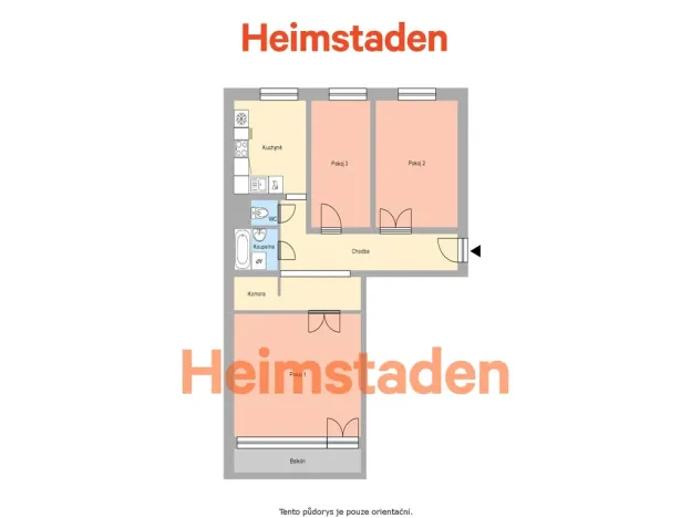Pronájem bytu 3+1, Albrechtice, Hornická, 77 m2