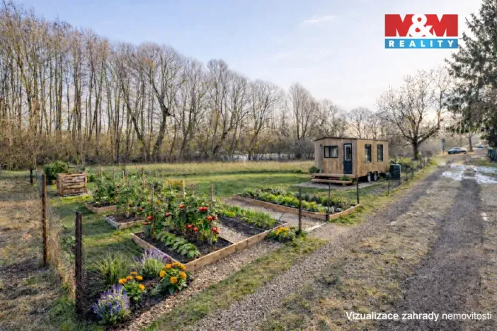 Prodej zahrady, Zlonice, 955 m2