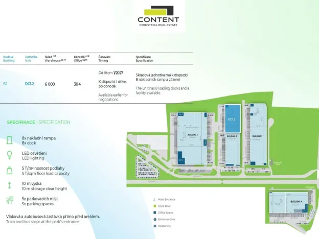 Pronájem skladu, Dobrovíz, U Trati, 6000 m2