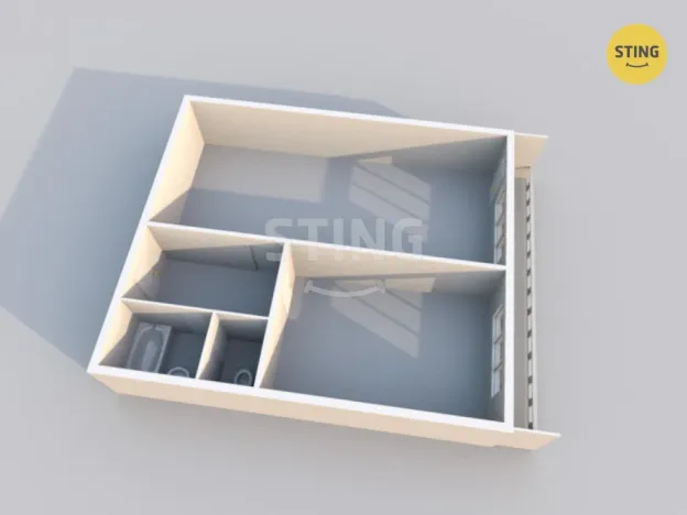 Pronájem bytu 1+1, Nové Město na Moravě, Budovatelů, 40 m2