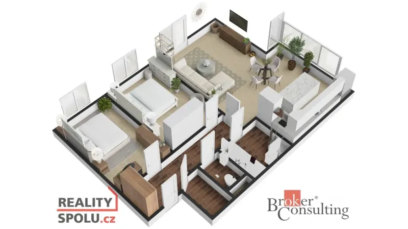 Prodej bytu 3+kk, Poděbrady - Poděbrady V, Čechova, 86 m2