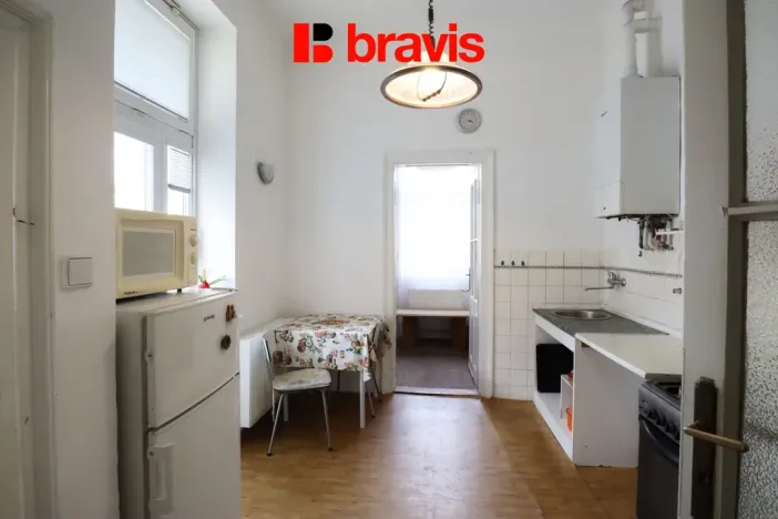 Pronájem bytu 1+kk, Brno - Veveří, Gorkého, 28 m2
