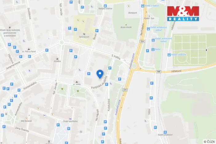 Pronájem bytu 1+kk, Kadaň, Koželužská, 20 m2