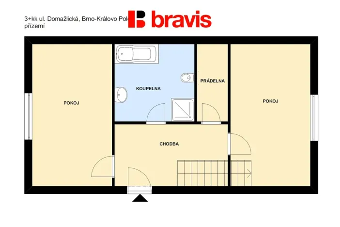 Pronájem bytu 3+kk, Brno, Domažlická, 85 m2