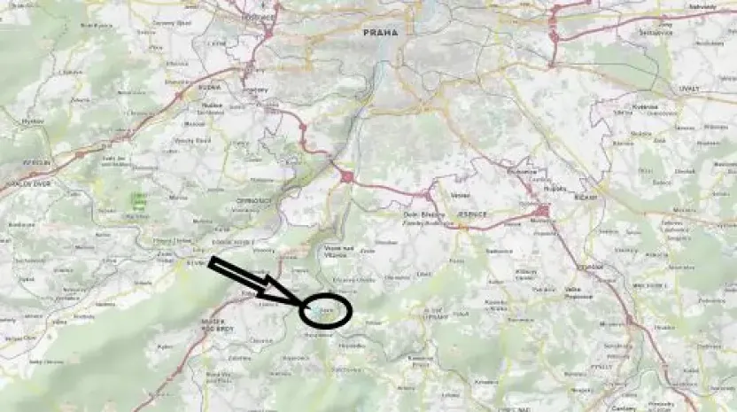 Prodej podílu pole, Davle, 7734 m2