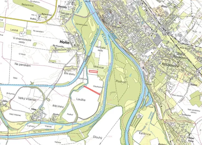 Prodej pole, Hořín, 21437 m2