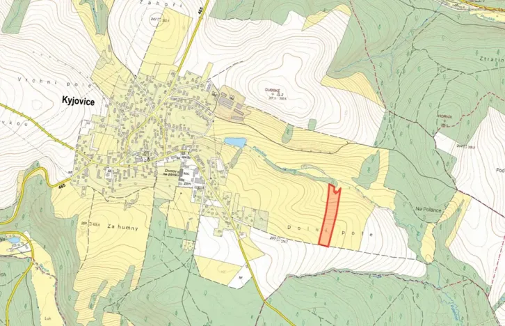 Prodej pole, Kyjovice, 20633 m2