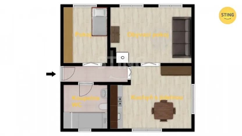 Prodej bytu 3+kk, Rýmařov, Bartákova, 57 m2