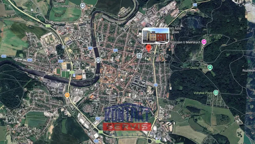 Prodej bytu 1+1, Písek - Budějovické Předměstí, Táborská, 27 m2