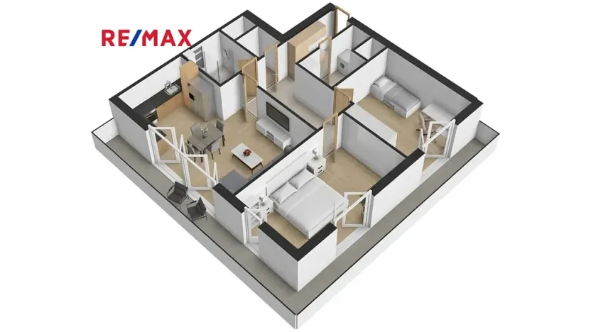 Prodej bytu 3+kk, Praha - Letňany, Hlučkova, 81 m2