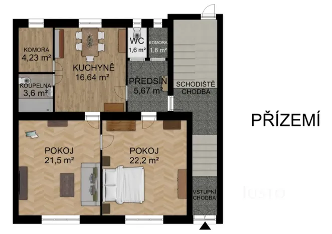 Prodej rodinného domu, Písek - Budějovické Předměstí, Denisova, 160 m2