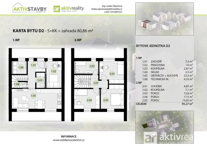 Prodej rodinného domu, Obříství, 99 m2