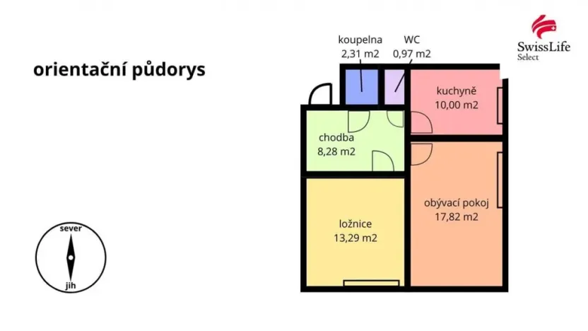 Prodej bytu 2+1, Křečhoř, 59 m2
