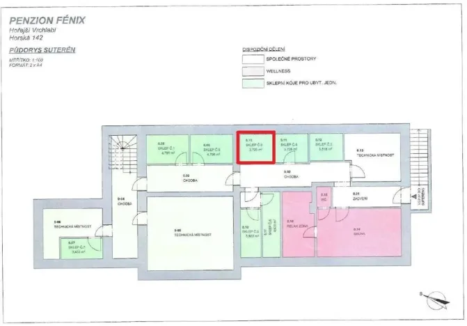 Prodej bytu 2+kk, Vrchlabí - Hořejší Vrchlabí, Horská, 47 m2
