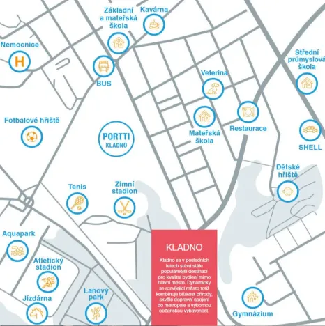 Prodej bytu 3+kk, Kladno, Ke stadionu, 75 m2
