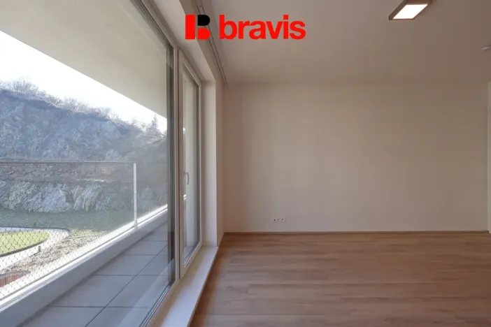 Pronájem bytu 2+kk, Brno - Komín, Bystrcká, 56 m2