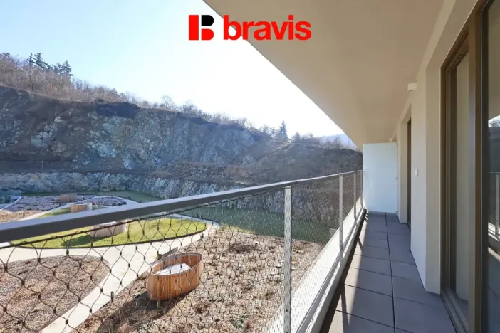 Pronájem bytu 2+kk, Brno - Komín, Bystrcká, 56 m2