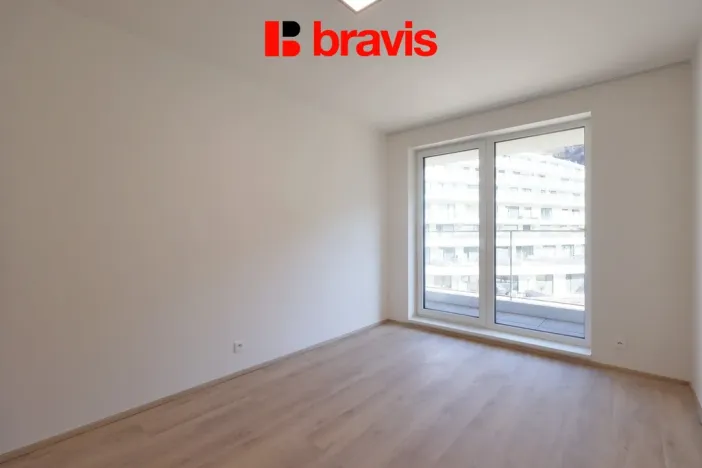 Pronájem bytu 2+kk, Brno - Komín, Bystrcká, 56 m2