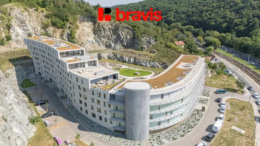 Pronájem bytu 2+kk, Brno - Komín, Bystrcká, 56 m2