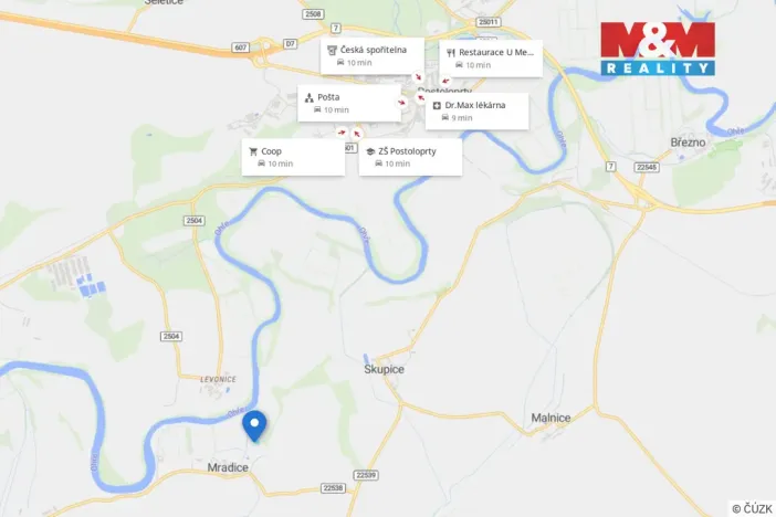 Prodej zahrady, Postoloprty - Mradice, 394 m2