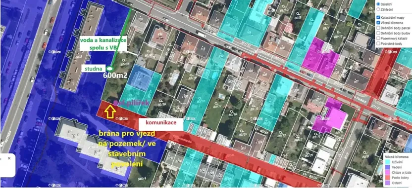 Prodej pozemku pro bydlení, Pardubice, Radiomechaniků, 600 m2