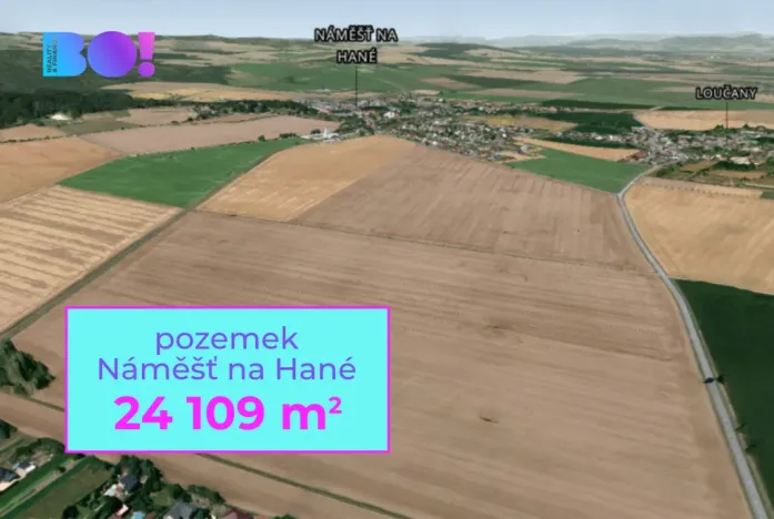 Prodej pole, Náměšť na Hané, 24109 m2