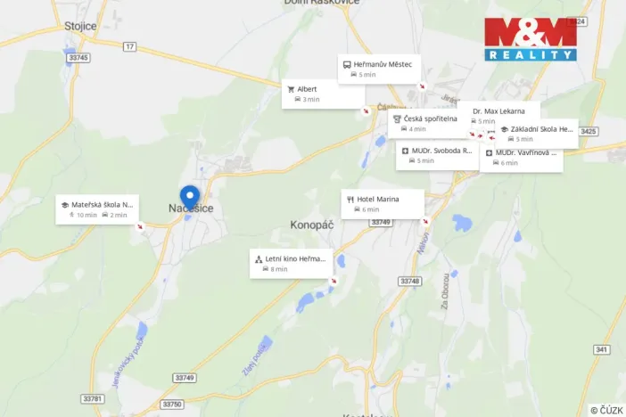 Prodej pozemku pro bydlení, Načešice, 2383 m2