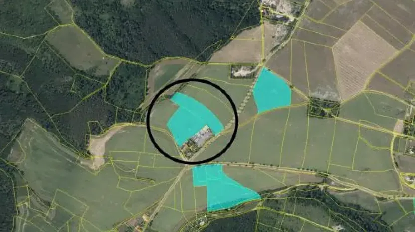 Prodej podílu pole, Davle, 7212 m2