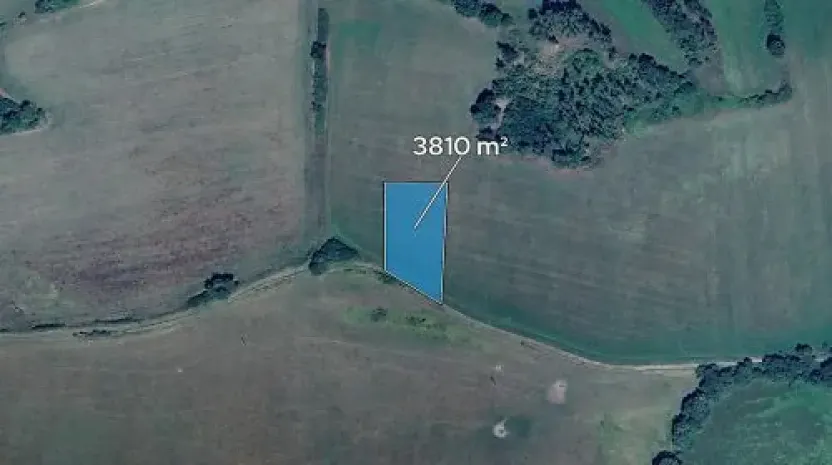 Prodej podílu pole, Čestice, 952 m2