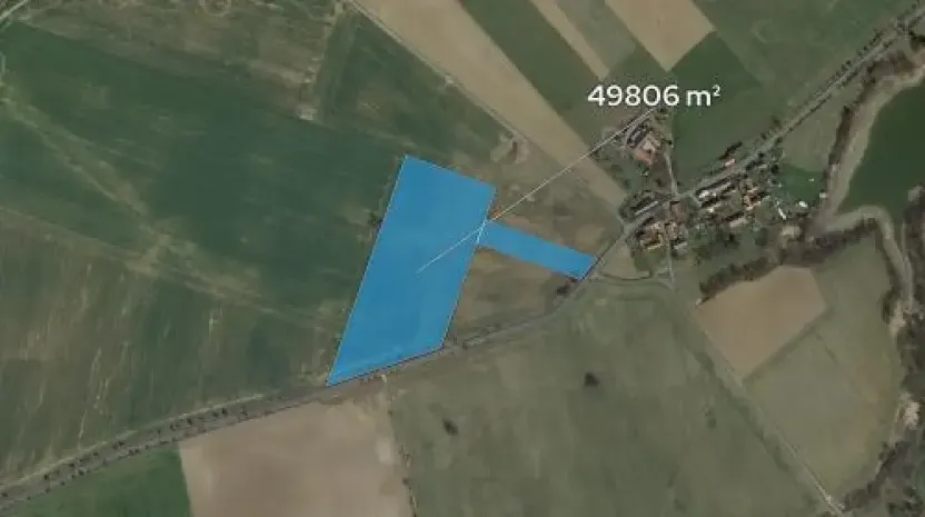 Prodej podílu pole, Červené Janovice, 6225 m2