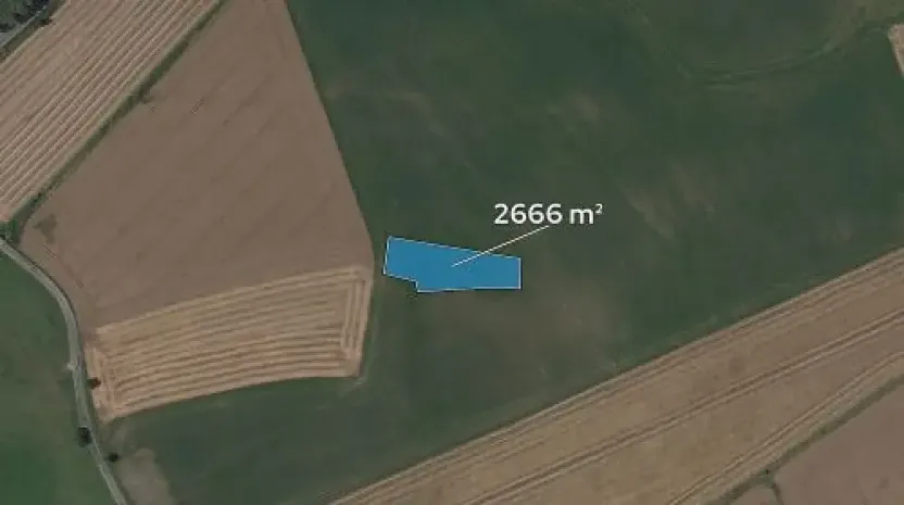 Prodej podílu pole, Jičíněves, 666 m2