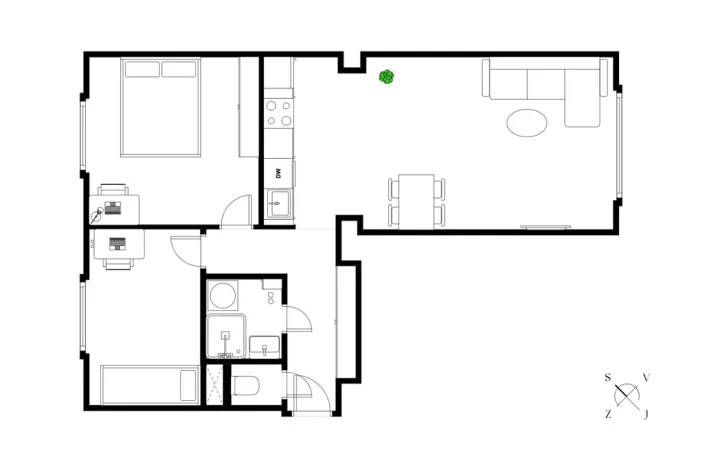 Prodej bytu 3+kk, Praha - Vršovice, Kavkazská, 55 m2