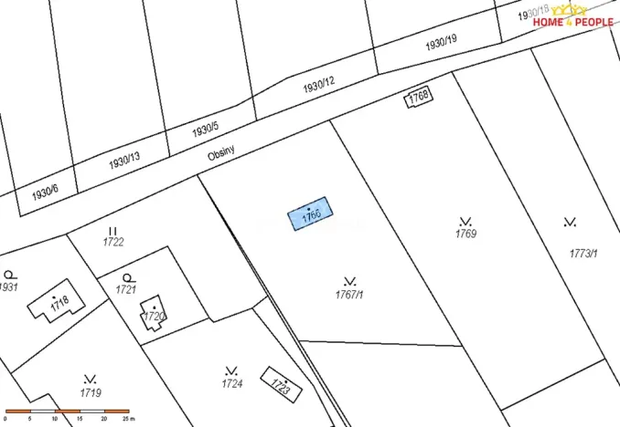 Prodej pozemku, Praha - Lipence, 32 m2