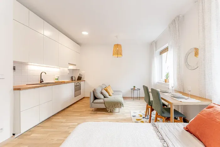 Pronájem bytu 1+kk, Praha - Hlubočepy, Chlupáčova, 29 m2