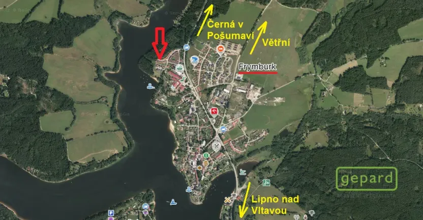 Prodej rodinného domu, Frymburk, 92 m2