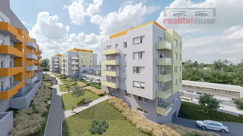 Pronájem bytu 1+kk, Brno, Křepelčí, 38 m2