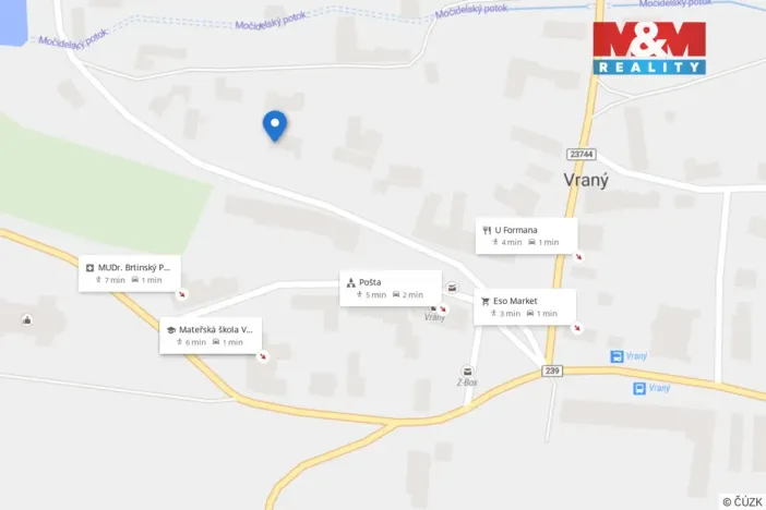 Prodej rodinného domu, Vraný, 90 m2