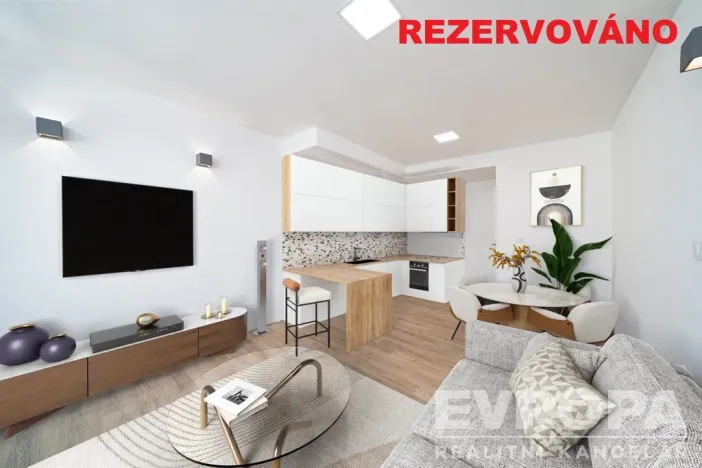 Prodej bytu 2+kk, Jiřetín pod Bukovou, 41 m2