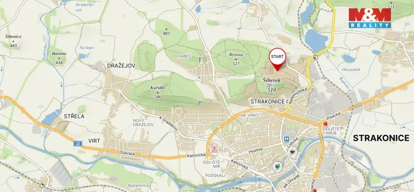 Prodej chaty, Strakonice - Strakonice I, 540 m2