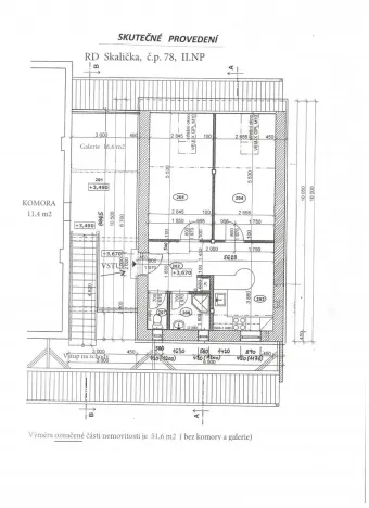 Pronájem bytu 2+1, Skalice - Skalička, 50 m2