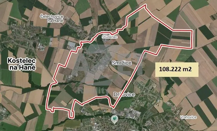 Prodej pole, Smržice, Prostějovská, 108222 m2