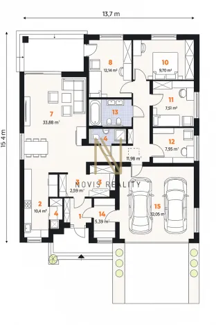 Prodej rodinného domu, Osvračín, 202 m2