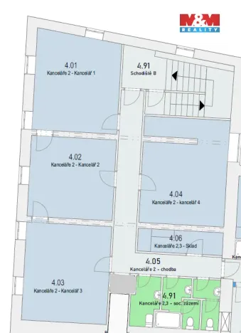 Pronájem kanceláře, Český Těšín, Ostravská, 89 m2