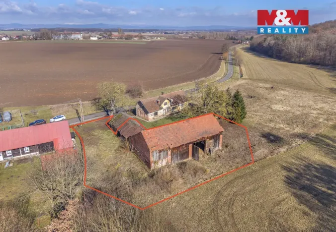 Prodej zemědělského objektu, Nemyčeves, 1185 m2